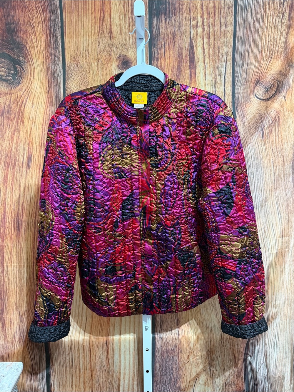 Ruby Rd. Zip Blazer Jacket Size XL